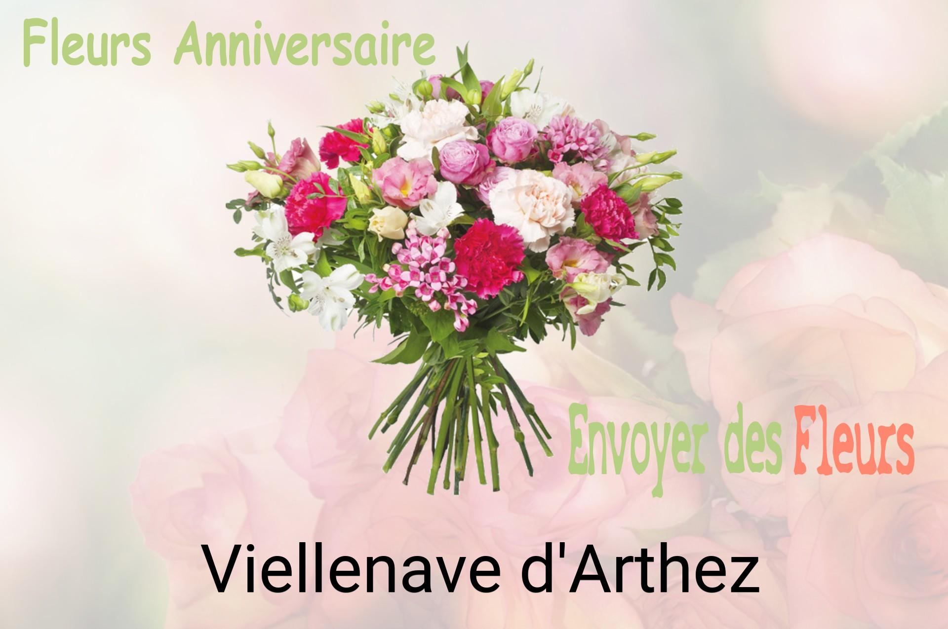 Bouquet de fleurs d’anniversaire livré à Viellenave-d'Arthez